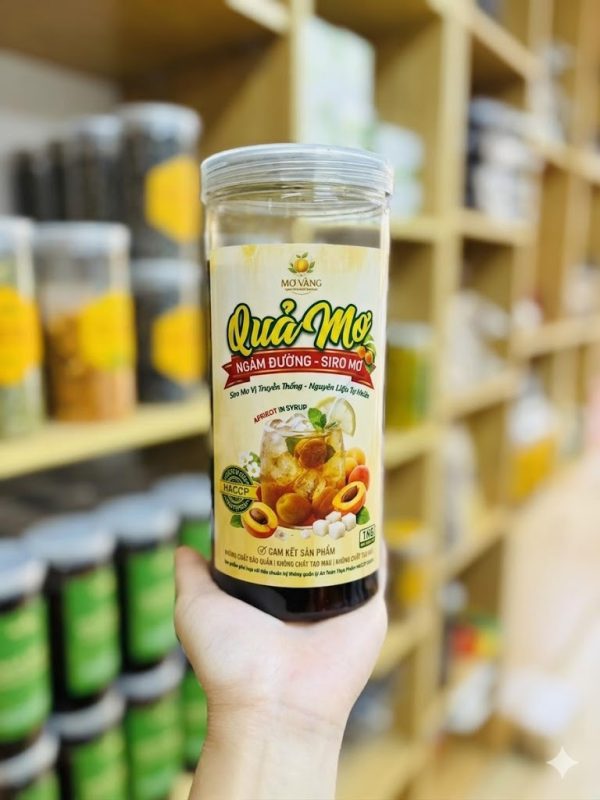 nước quả mơ tươi ngâm đường